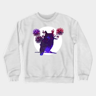 Dream Spirit Owl tie-dye Crewneck Sweatshirt